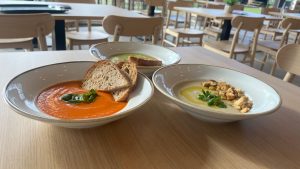 Autumn Menu: Soup of a Day at Priory Cafe in Reigate